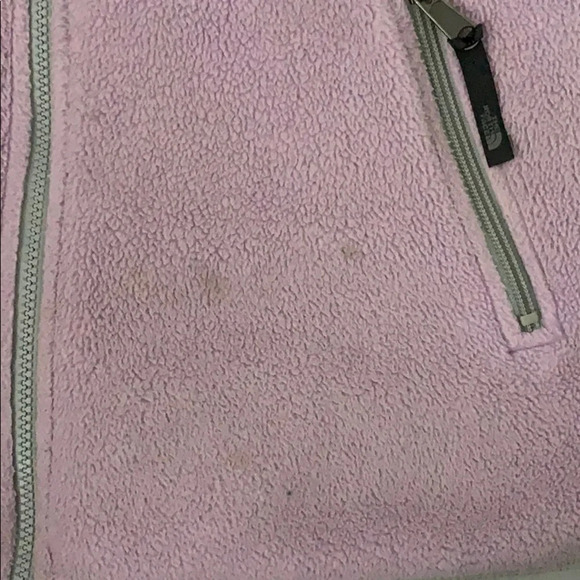 Lavender and Gray North Face Denali Fleece - Picture 6 of 8